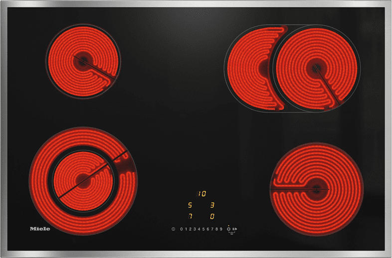 MIELE KM 6522 FR, Elektrokochfeld (764 mm breit, 4)
