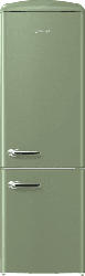 GORENJE ONRK 193 OL Kühlgefrierkombination (A+++, 168 kWh/Jahr, 1940 mm hoch, Olivgrün)