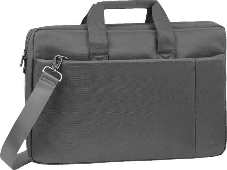 RIVACASE 8251 Notebooktasche, Umhängetasche, Grau