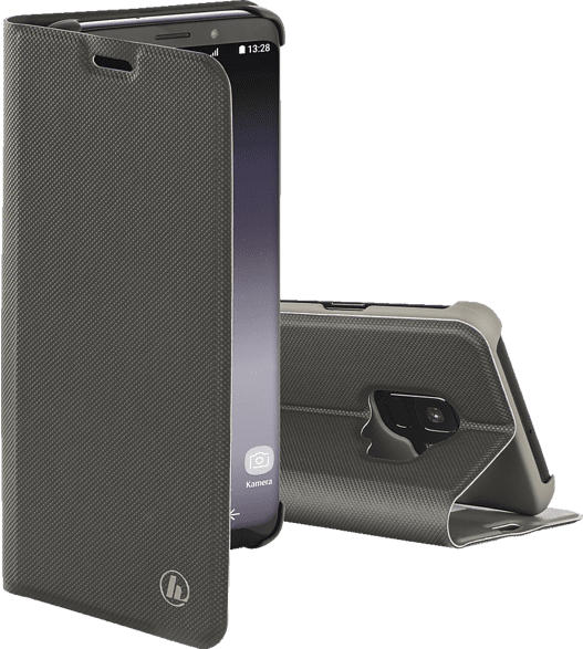 HAMA Slim Pro , Bookcover, Samsung, Galaxy S9, Polyurethan, Grau