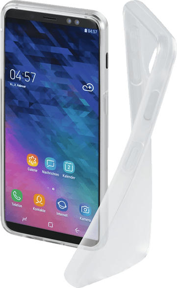 HAMA Essential Line , Backcover, Samsung, Galaxy A6 (2018), Thermoplastisches Polyurethan, Transparent
