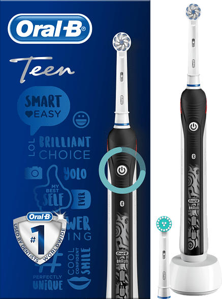 ORAL-B Teen elektrische Zahnbürste Schwarz