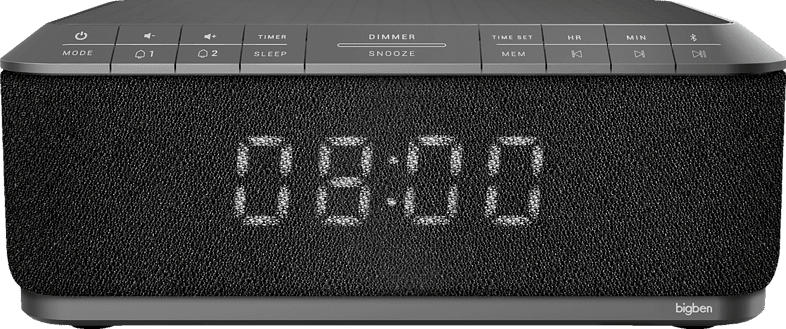 BIGBEN RR 140 Radio-Wecker (Grau)
