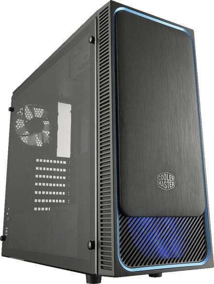 COOLER MASTER MasterBox E500L Window PC-Gehäuse, Schwarz