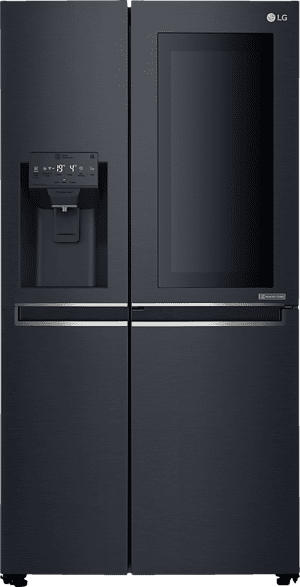 LG GSX961MTAZ Side-by-Side (376 kWh/Jahr, A++, 1790 mm hoch, Matt Schwarz/Seiten Edelstahl-Look)