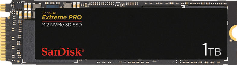 SANDISK Extreme PRO® M.2 NVMe 3D, 1 TB SSD, intern