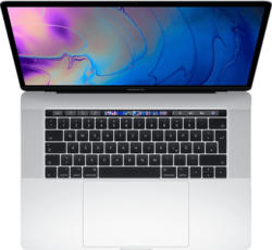 APPLE MacBook Pro MR972D/A-140156 mit deutscher Tastatur, Notebook mit 15.4 Zoll Display, Core i7 Prozessor, 4 TB SSD, Radeon™ Pro 560X, Silber