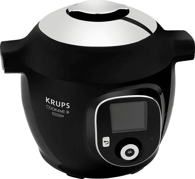 KRUPS CZ7158 Cook4Me+ Connect Multikocher, Schwarz/Grau