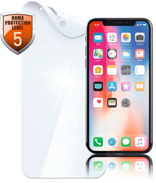 HAMA Crystal Clear Schutzfolie (Apple iPhone XS)