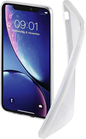 HAMA Crystal Clear , Backcover, Apple, iPhone XR, Thermoplastisches Polyurethan, Transparent
