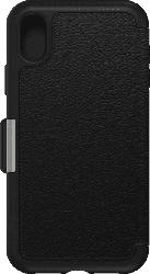 OTTERBOX Strada , Bookcover, Apple, iPhone XR, Echtleder, Schwarz