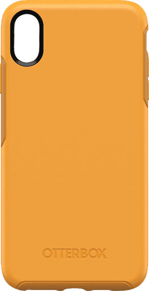 OTTERBOX Symmetry , Backcover, Apple, iPhone XS Max, Polycarbonat, Silikon, Gelb