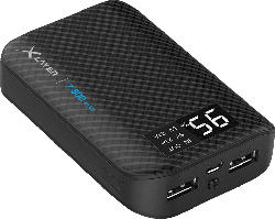 XLAYER Pure Carbon Powerbank 27 Wh (3.6V / 7.500 mAh) Schwarz