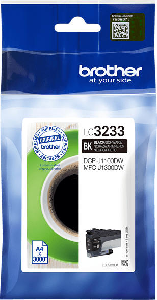 BROTHER LC-3233BK Tintenpatrone Schwarz