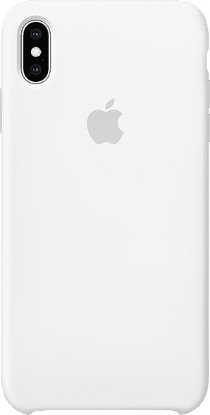APPLE XS Max Silikon Case , Backcover, Apple, iPhone XS Max, Silikon, Weiß