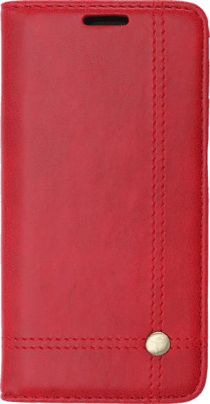 V-DESIGN VPR 031 , Bookcover, Apple, iPhone X, iPhone XS, Kunstleder, Rot