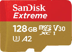 SANDISK Extreme®, Micro-SDXC Speicherkarte, 128 GB, 160 MB/s
