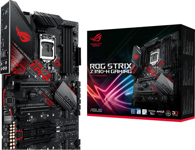 ASUS Strix Z390-H Mainboard Schwarz