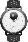 MediaMarkt WITHINGS  Steel HR Sport Hybrid Smartwatch, Silikon, 230 mm, Weiß/Schwarz