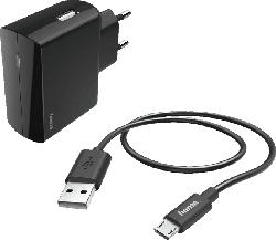 HAMA Micro-USB Ladegerät, Schwarz