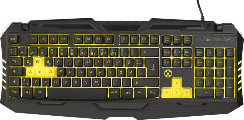 SNAKEBYTE Borussia Dortmund BVB, PC-Gaming-Tastatur, Standard