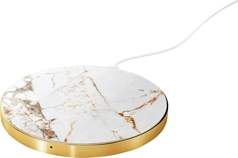 IDEAL OF SWEDEN Carrara Gold Marble, induktive ladestation, Weiß/Gold