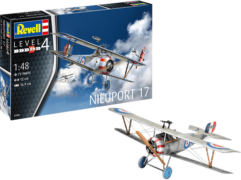 REVELL Nieuport 17 Bausatz, Mehrfarbig