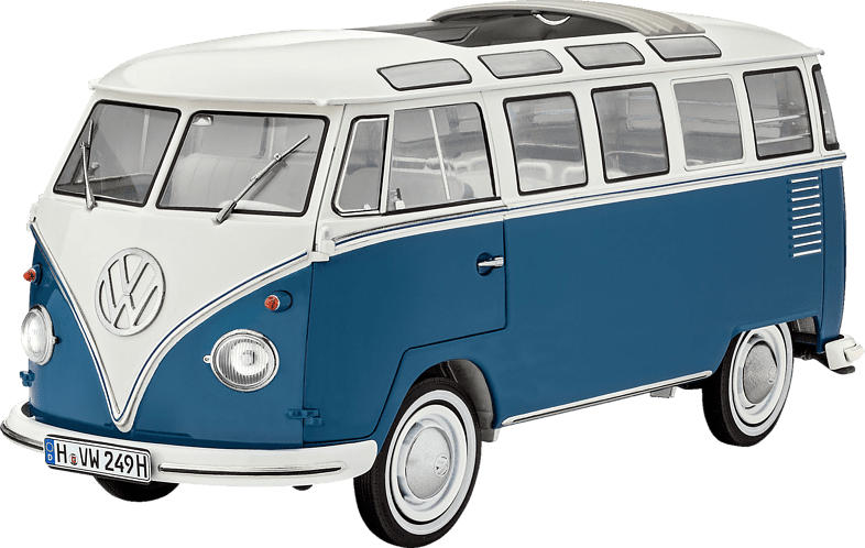 REVELL Volkswagen T1 Samba Bausatz, Mehrfarbig