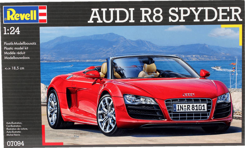 REVELL 07094 Audi R8 Spyder Modellbausatz, Mehrfarbig