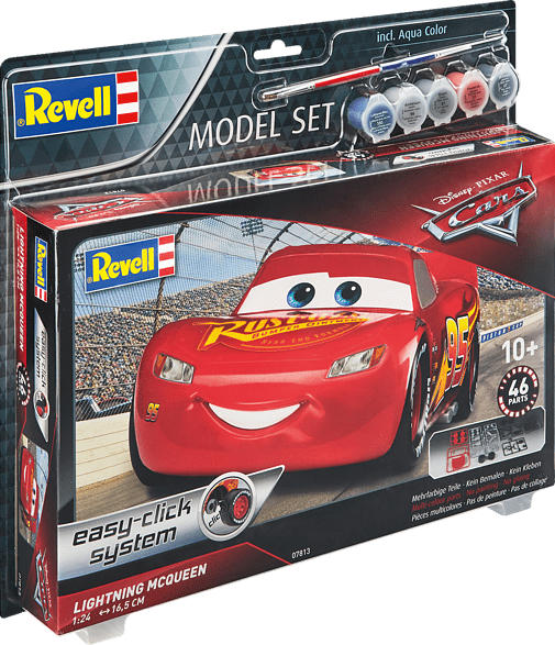 REVELL 67813 Model Set Lightning McQueen Bausatz, Mehrfarbig