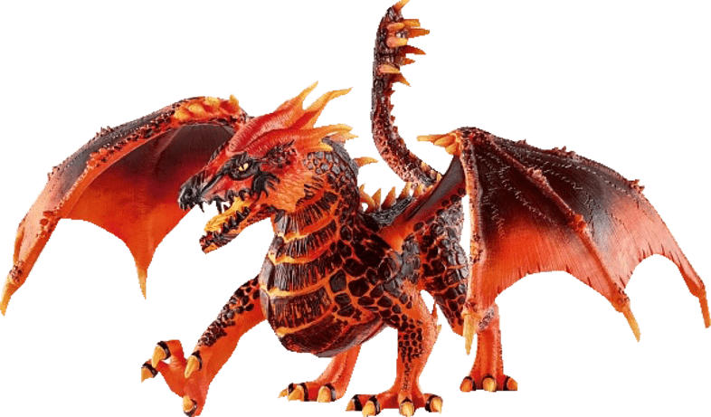 SCHLEICH Lavadrache Spielfigur, Mehrfarbig