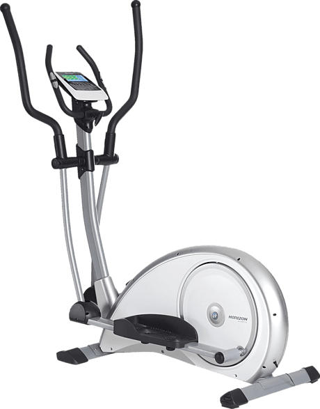 HORIZON FITNESS SYROS PRO Crosstrainer, Weiß/Silber