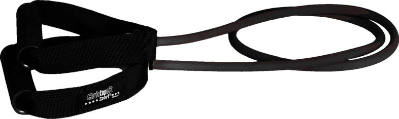 CHRISTOPEIT Latex Widerstandsband STRONG 150 cm Expander, Schwarz