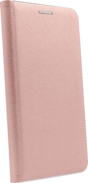AGM 27734 , Bookcover, Samsung, Galaxy S10e, Obermaterial Kunstleder, Stoff, Thermoplastisches Polyurethan, Kunststoff, Rosegold