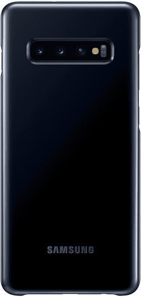 SAMSUNG LED Cover , Backcover, Samsung, Galaxy S10+, Kunststoff, Schwarz