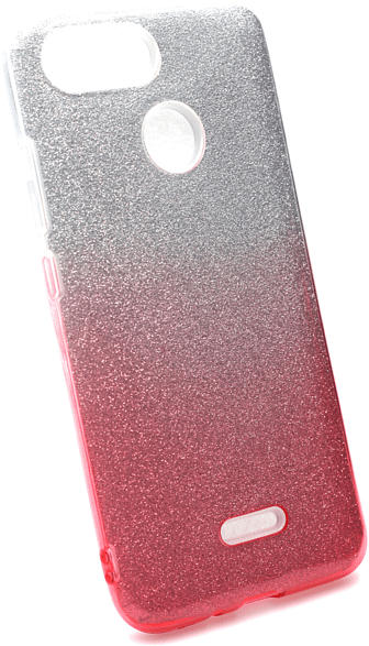 AGM 27821 Slope Backcover Xiaomi Redmi 6 Polycarbonat, Thermoplastisches Polyurethan Pink/Silber