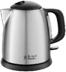 RUSSELL HOBBS 24991-70 Adventure Mini Wasserkocher, Edelstahl/Schwarz
