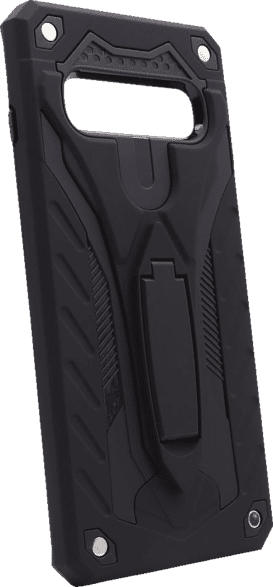 AGM 27960 COVER STAND , Backcover, Samsung, Galaxy S10, Thermoplastisches Polyurethan, Schwarz