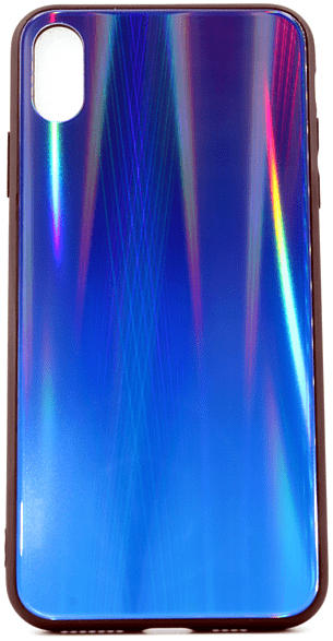 AGM 28019 Polar , Backcover, Apple, iPhone XS Max, Gehärtetes Glas, Thermoplastisches Polyurethan, Blau/Mehrfarbig