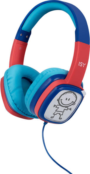 ISY IHP-1001-BL, On-ear Kopfhörer Blau