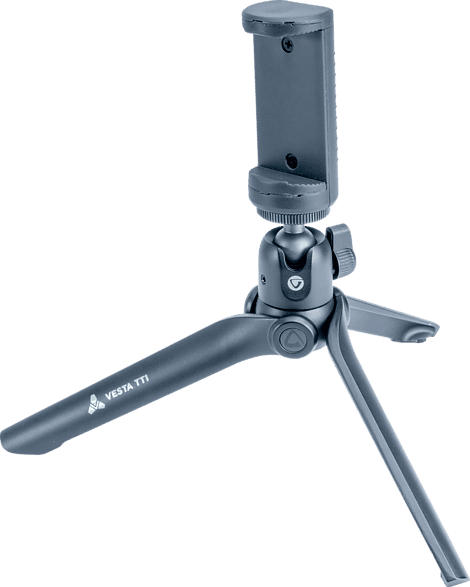 VANGUARD VESTA TT1 Tischstativ Stativ, Schwarz, Höhe offen bis 175 mm