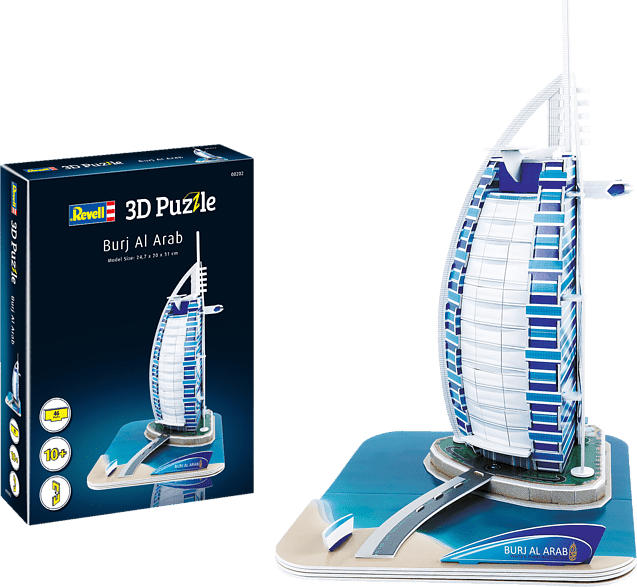REVELL Burj al Arab 3D Puzzle, Mehrfarbig