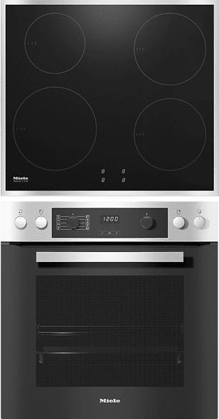 MIELE H2265-1I + KM 7001 FR I ACTIVE Einbauherdset (Induktionskochfeld, A+, 76 l)