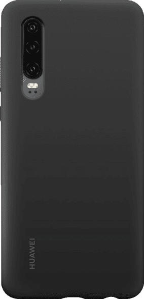 HUAWEI Silicone Car , Backcover, Huawei, P30, Silikon, Schwarz