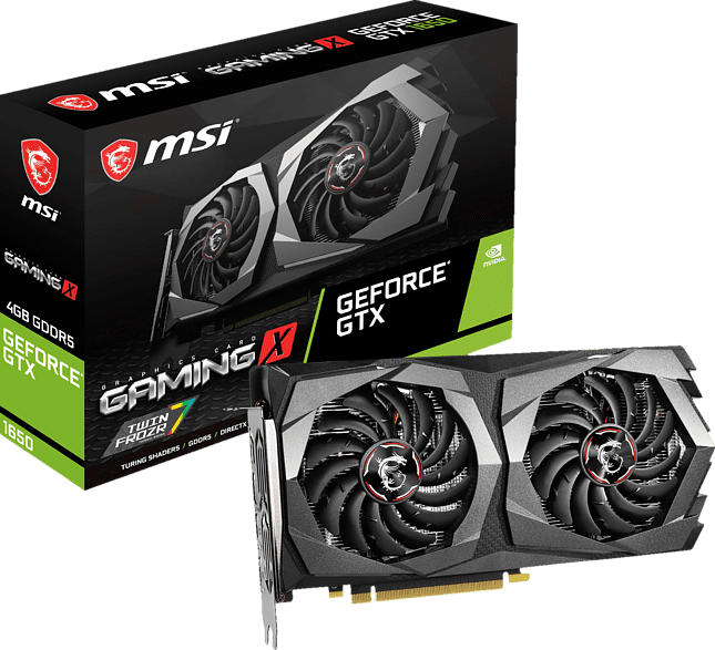 MSI GeForce® GTX 1650 Gaming X 4GB (V380-003R) (NVIDIA, Grafikkarte)
