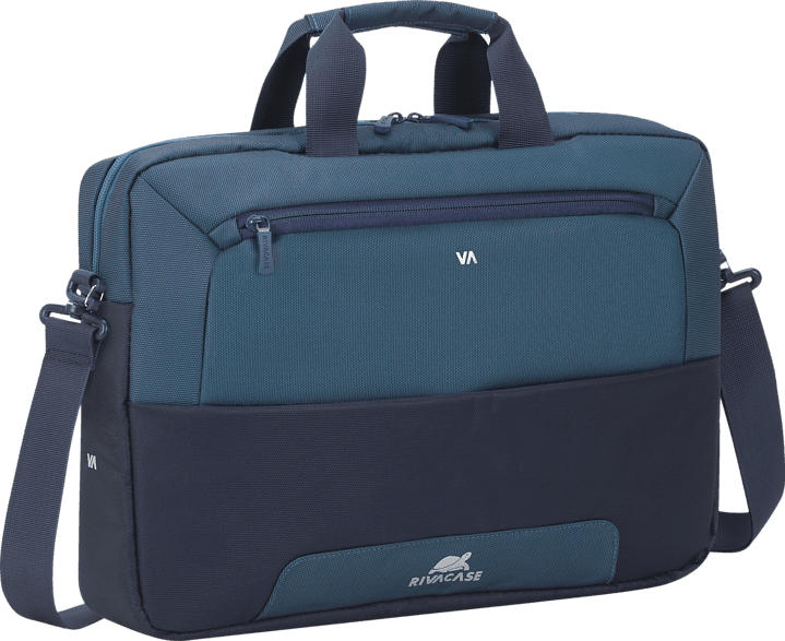 RIVACASE Steel Notebooktasche, Aktentasche, Stahl Blau/Aquamarin