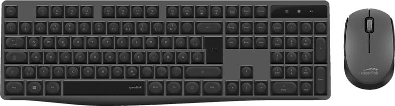 SPEEDLINK NEOVA Deskset - Wireless, Maus und Tastatur Set, Schwarz/Grau