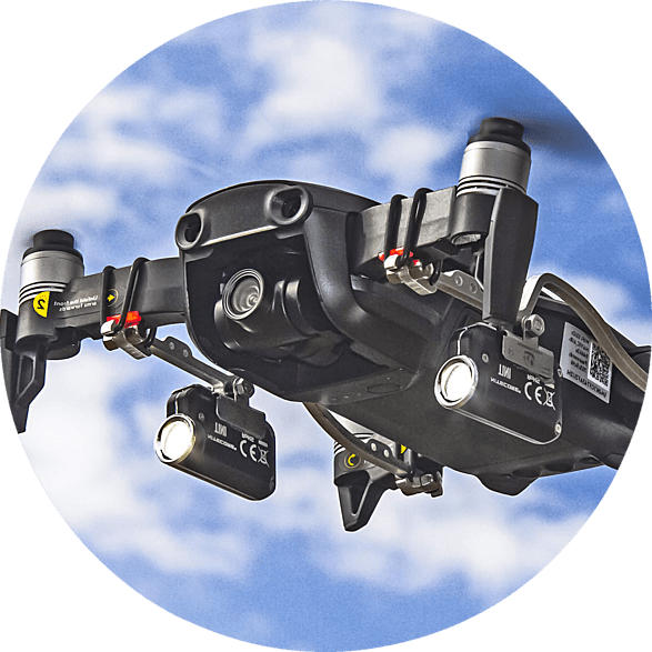 ROBOTERWERK M.O.N.A. Mavic Air Dual Scheinwerfer für Drohnen