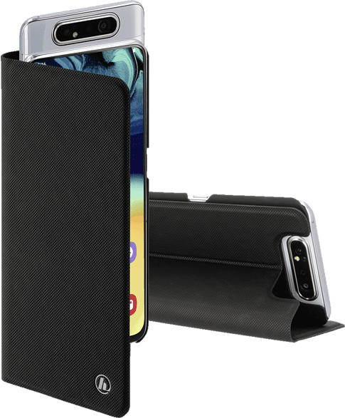 HAMA Slim Pro , Bookcover, Samsung, Galaxy A80, Polyurethan, Schwarz