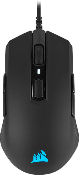 CORSAIR M55 PRO RGB Gaming Maus, Schwarz/Leuchtfarbe: Mehrfarbig